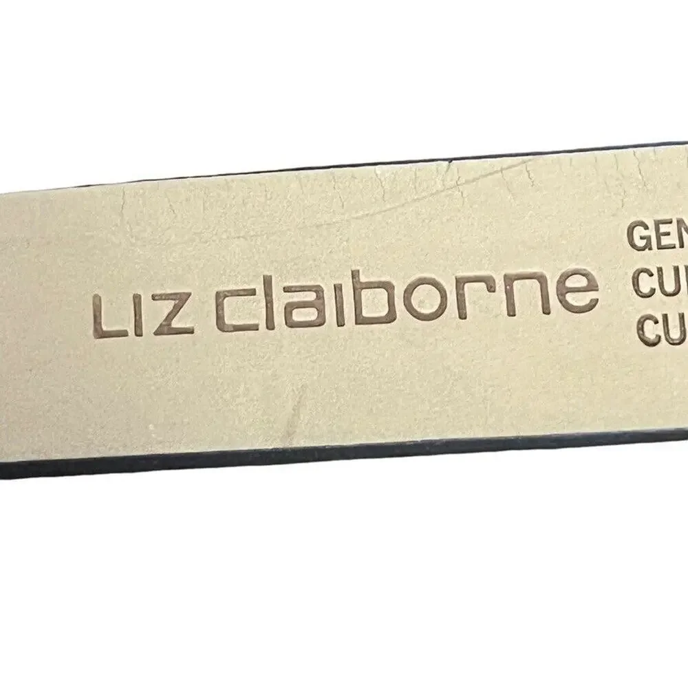 Liz Claiborne Womens Leather Suede Adjustable 1